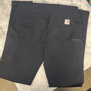 Carhartt Force Fitted Midweight Utility Leggings Womens XS (0-2) regular Black